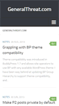 Mobile Screenshot of generalthreat.com